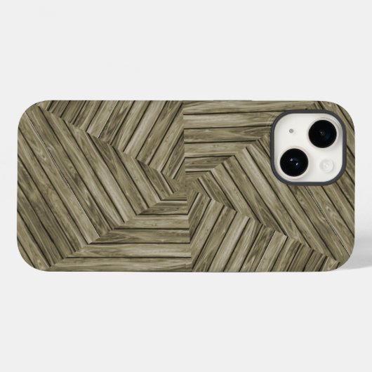 Sun Deck - Weathered Wooden Starburst Case-Mate iPhone Case (Achterkant (horizontaal))