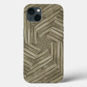 Sun Deck - Weathered Wooden Starburst Case-Mate iPhone Case (Achterkant)