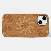 Sun Deck - Wooden Starburst Mosaic Case-Mate iPhone Case (Achterkant (horizontaal))