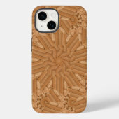 Sun Deck - Wooden Sunburst Mosaic Case-Mate iPhone Case (Achterkant)