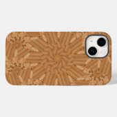 Sun Deck - Wooden Sunburst Mosaic Case-Mate iPhone Case (Achterkant (horizontaal))