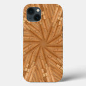 Sun Deck - Wooden Sunburst Mosaic Case-Mate iPhone Case (Achterkant)