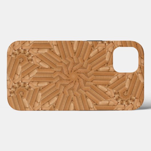 Sun Deck - Wooden Sunburst Mosaic Case-Mate iPhone Case (Achterkant (horizontaal))