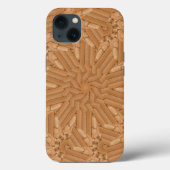 Sun Deck - Wooden Sunburst Mosaic Case-Mate iPhone Case (Achterkant)