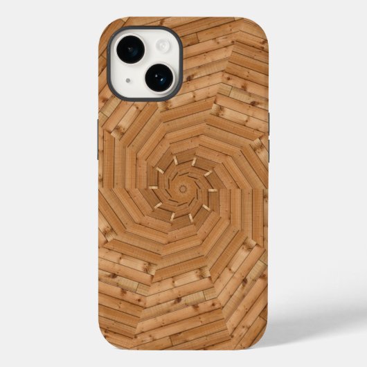 Sun Deck - Wooden Swirl Mosaic Case-Mate iPhone Case (Achterkant)