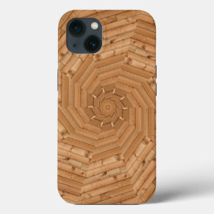 Sun Deck - Wooden Swirl Mosaic Hoesje-Mate iPhone Case-Mate iPhone Case