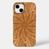 Sun Deck - Woooden Sunburst Mosaic Case-Mate iPhone Case (Achterkant)