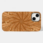 Sun Deck - Woooden Sunburst Mosaic Case-Mate iPhone Case (Achterkant (horizontaal))