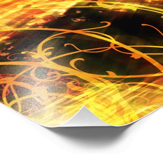 Sun Decor Sunset Fantasy Art Foto Afdruk (Hoek)