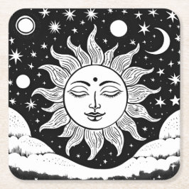 Sun Deity papier onderzetter