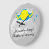 Sun die door Storm wolken duwt: Grote Klok (Hoek)