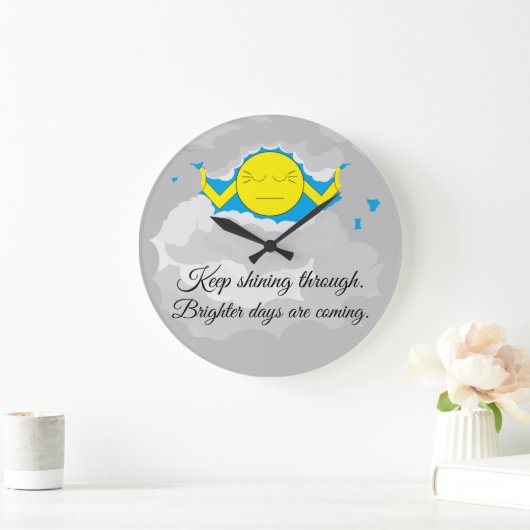 Sun die door Storm wolken duwt: Grote Klok (Huis)