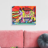 Sun Dog #1 Canvas Afdruk (Insitu (Woonkamer))