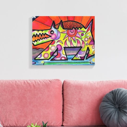 Sun Dog #1 Canvas Afdruk (Insitu (Woonkamer))