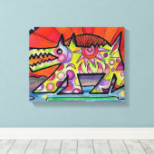 Sun Dog #1 Canvas Afdruk (Insitu (Houten vloer))