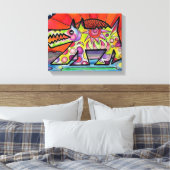 Sun Dog #1 Canvas Afdruk (Insitu (Slaapkamer))