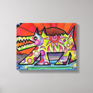 Sun Dog #1 Canvas Afdruk
