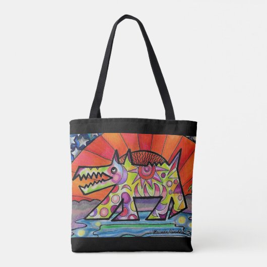 Sun Dog-Canvas tas (Achterkant)
