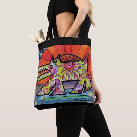 Sun Dog-Canvas tas (Dichtbij)