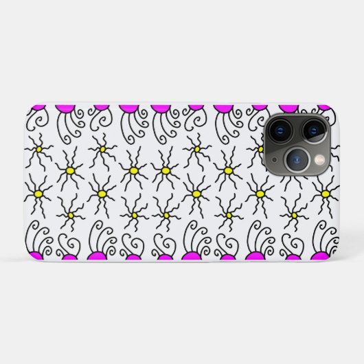 Sun Doodle Art Case-Mate iPhone Case (Achterkant (horizontaal))