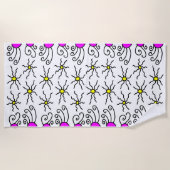 Sun Doodle Art Strandlaken (Voorkant)