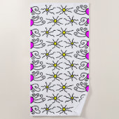 Sun Doodle Art Strandlaken (Voorkant)