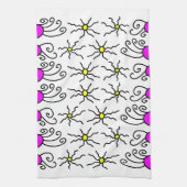 Sun Doodle Art Theedoek (Verticaal)