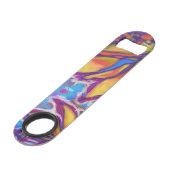 "Sun Double" Large Stainless Steel Bottle Open Speed Flessenopener (Voorkant Gekanteld)