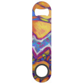 "Sun Double" Large Stainless Steel Bottle Open Speed Flessenopener (Achterkant)
