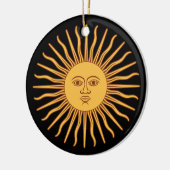 Sun Double Sided Ornament Round (Links)