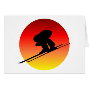 Sun downhill skiing