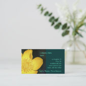 Sun Drenched Buttercup-templates voor visitekaartj Visitekaartje (Staand voorkant)
