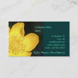 Sun Drenched Buttercup-templates voor visitekaartj Visitekaartje