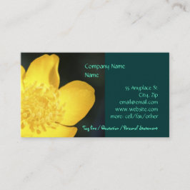 Sun Drenched Buttercup-templates voor visitekaartj Visitekaartje