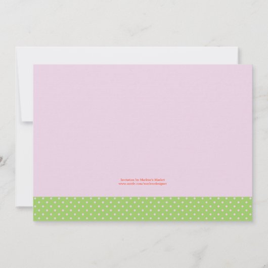 Sun Dress Bridal Shower-uitnodiging Kaart (Achterkant)