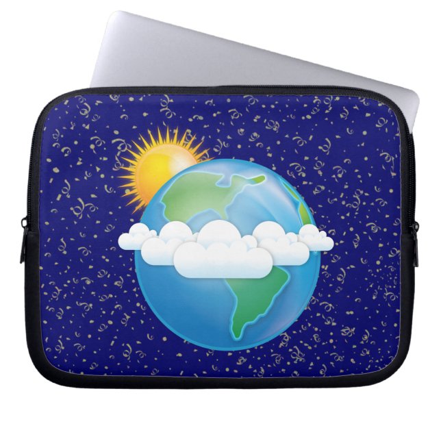Sun & Earth - Laptop Sleeve (Voorkant)