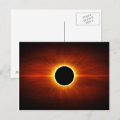 Sun Eclipse Briefkaart (Voorkant / Achterkant)