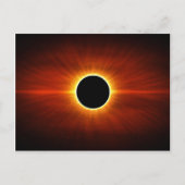 Sun Eclipse Briefkaart (Voorkant)