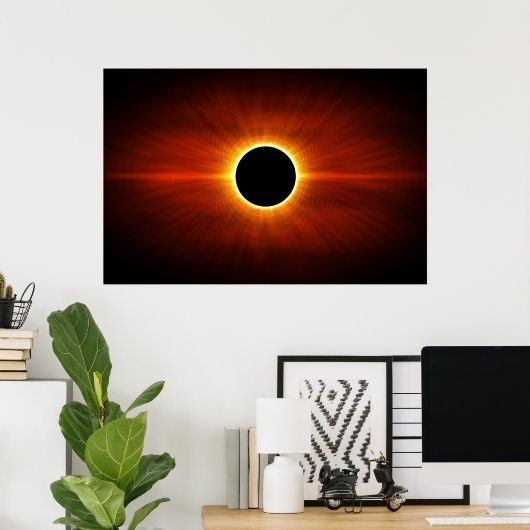 Sun Eclipse Poster (Thuiskantoor)