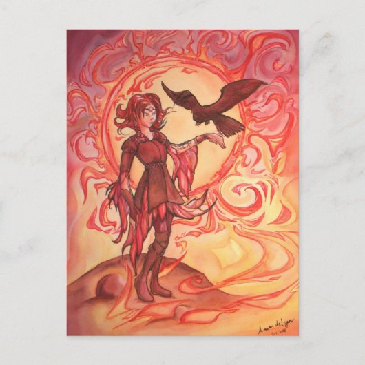 Sun Elf Briefkaart (Voorkant)