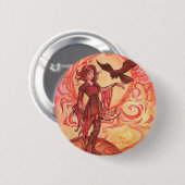 Sun Elf Ronde Button 5,7 Cm (Voorkant /achterkant)