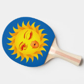 Sun emoji tafeltennisbatje (Zijkant)