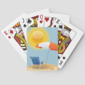 Sun en Beach Umbrella Speelkaarten (Achterkant)