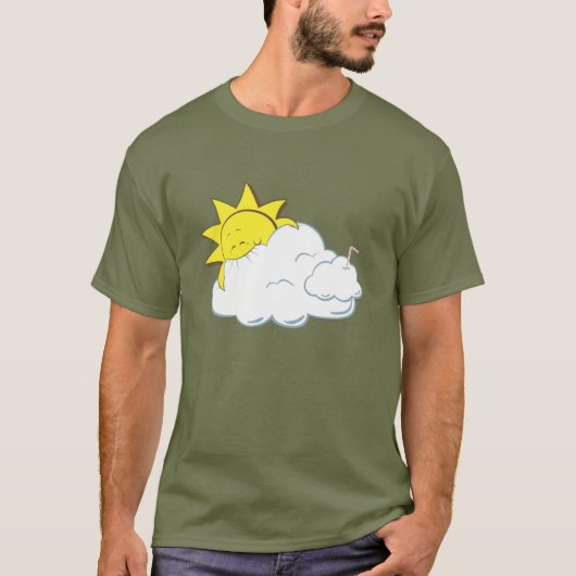 Sun en Cloud T-shirt (Voorkant)