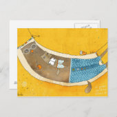 Sun en Friends Briefkaart door Krize (Voorkant / Achterkant)