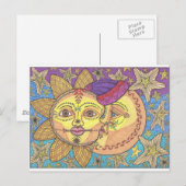 Sun en Moon 2 Briefkaart (Voorkant / Achterkant)