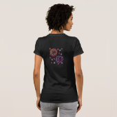 Sun en Moon Abstracte kunst om te Draag T-shirt (Achterkant volledig)