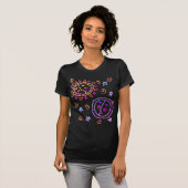 Sun en Moon Abstracte kunst om te Draag T-shirt (Voorkant volledig)