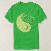 Sun en Moon als Yin Yang Alchemy T-shirt (Design voorkant)