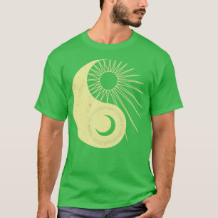 Sun en Moon als Yin Yang Alchemy T-shirt